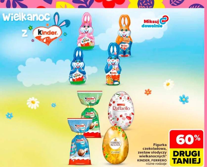 Figurka czekoladowa wielkanocna zajączek