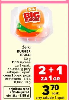 Żelki burger