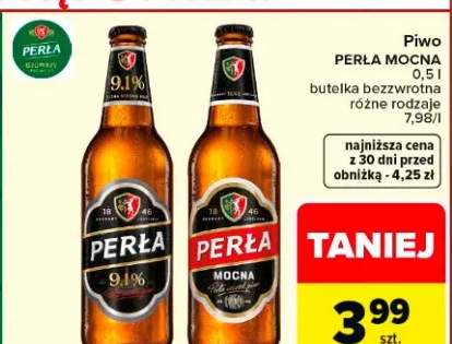 Piwo mocna butelka bezwrotna różne rodzaje