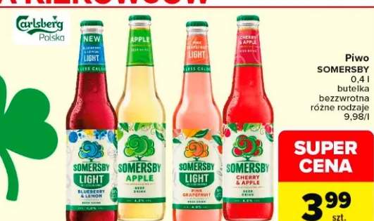 Piwo Somersby Light Blueberry & Lemon
