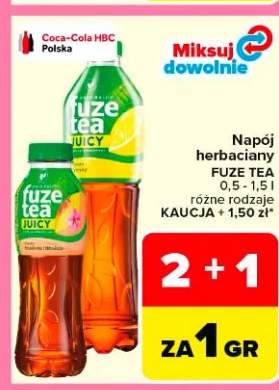 Napój herbaciany Fuze Tea różne rodzaje