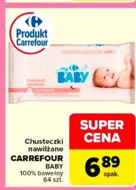 Chusteczki nawilżane 100% bawełny