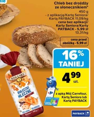 Chleb bez drożdży ze słonecznikiem