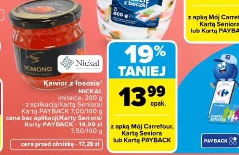 Kawior z łososia imitacja