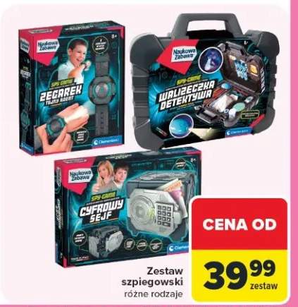 Zestaw szpiegowski różne rodzaje