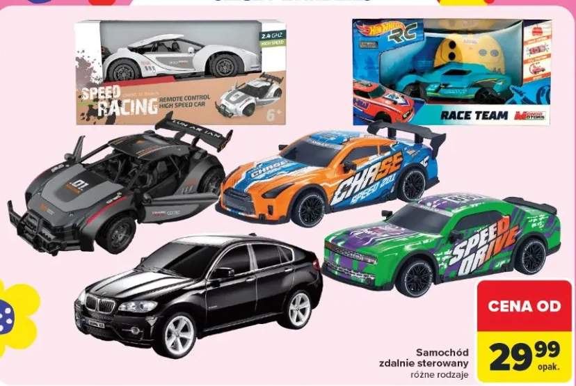 Samochód zdalnie sterowany różne rodzaje