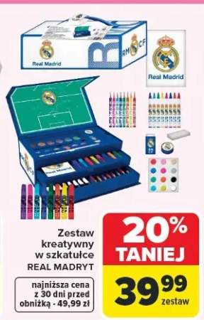 Zestaw kreatywny w szkatułce REAL MADRYT