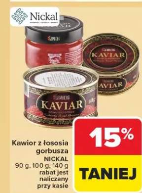 Kawior z łososia gorbusza