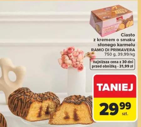 Ciasto z kremem o smaku słonego karmelu