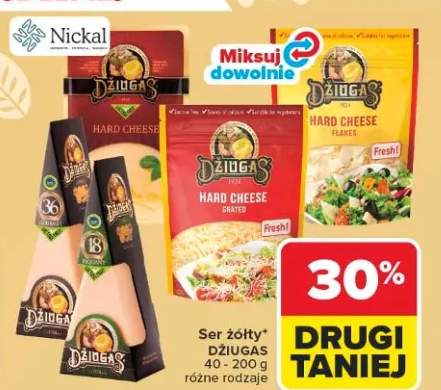 Ser żółty różne rodzaje