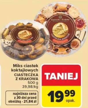 Miks ciastek koktajlowych Ciasteczka z Krakowa