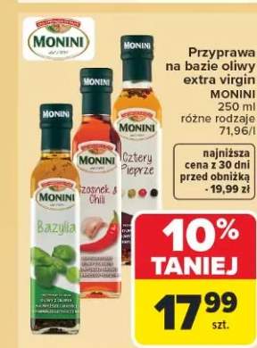 Przyprawa na bazie oliwy extra virgin różne rodzaje