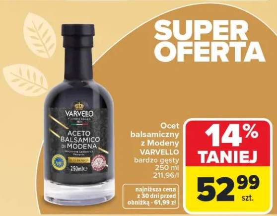 Ocet balsamiczny z Modeny bardzo gęsty