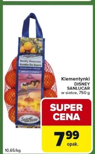 Klementynki disney sanlúcar w siatce