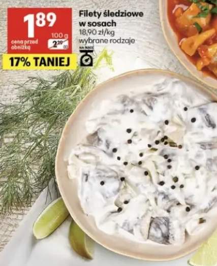 filety śledziowe w sosie
