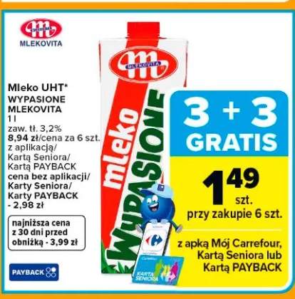 Mleko UHT wypaśione