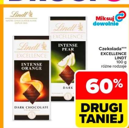 Czekolada Excellence Intense różne rodzaje