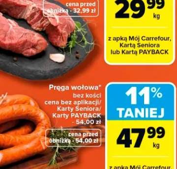 Pręga wołowa bez kości