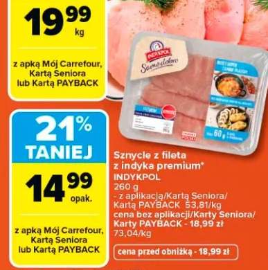 Sznycle z fileta z indyka premium