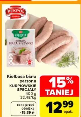 Kiełbasa biała parzona Kurpiowskie Specjały