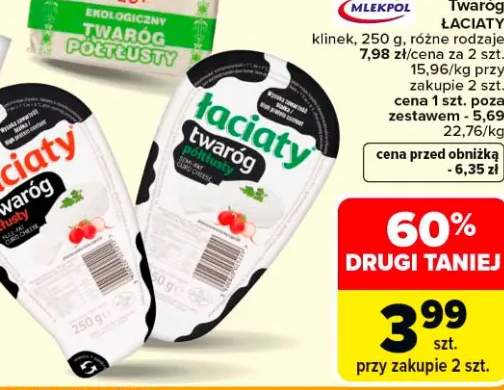 Twaróg łaciaty klinek różne rodzaje