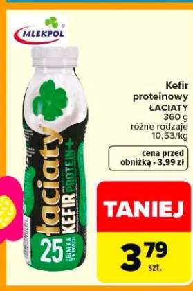Kefir proteinowy łaciaty