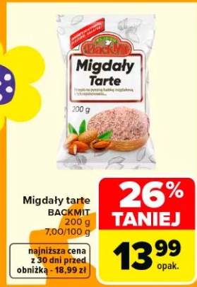 Migdały tarte