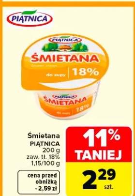 Śmietana do zupy 18%