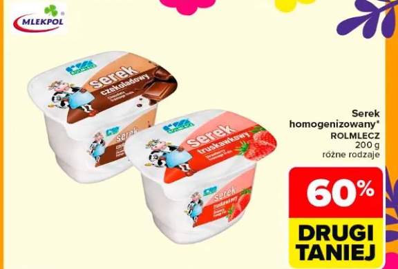 Serek homogenizowany różne rodzaje