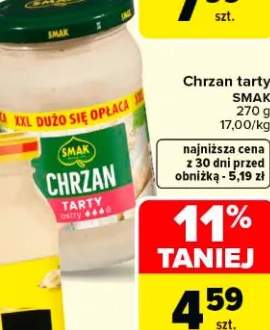 Chrzan tarty