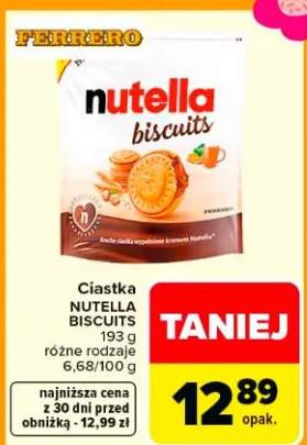 Ciastka Nutella Biscuits