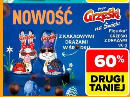 Figurka z drażami kakaowymi