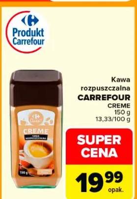 Kawa rozpuszczalna creme