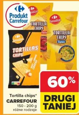 Tortilla chips różne rodzaje
