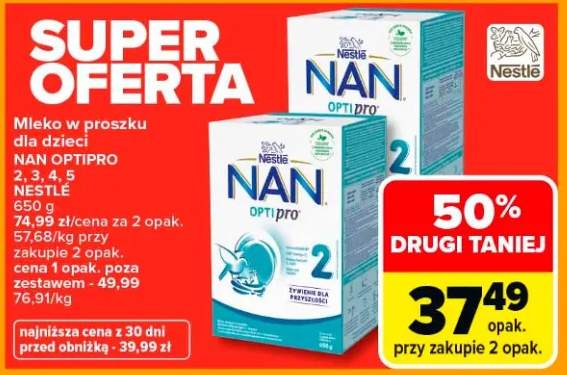 Mleko w proszku dla dzieci Optipro 2