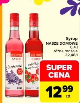 Syrop różne rodzaje