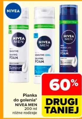 Pianka do golenia Sensitive różne rodzaje