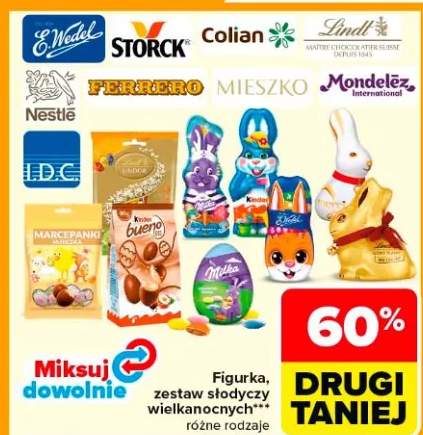 Figurka, zestaw słodyczy wielkanocnych różne rodzaje