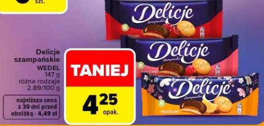 Delicje szampańskie różne rodzaje