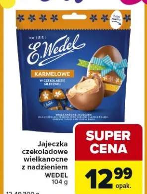 Jajeczka czekoladowe wielkanocne z nadzieniem