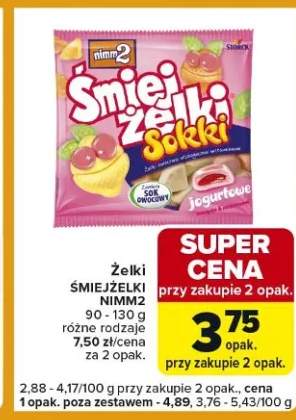 Żelki różne rodzaje