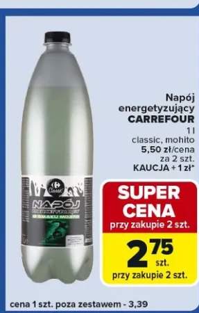 Napój energetyzujący classic, mohito