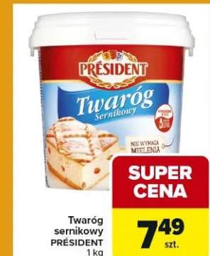Twaróg sernikowy President