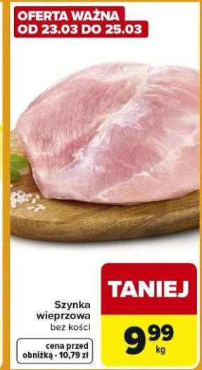 Szynka wieprzowa bez kości