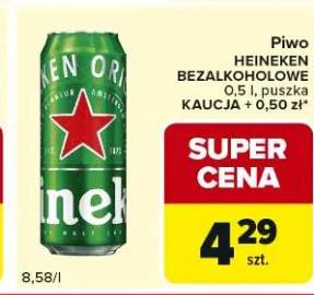 Piwo bezalkoholowe puszka