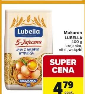 Makaron Lubella 5-Jajeczna krajanka, nitki, wstążki