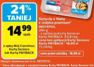 Sznycle z fileta z indyka premium