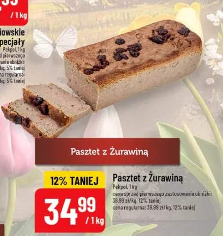 pasztet z żurawiną