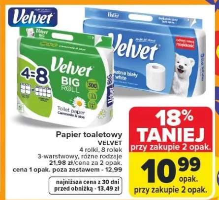 Papier toaletowy 3-warstwowy różne rodzaje