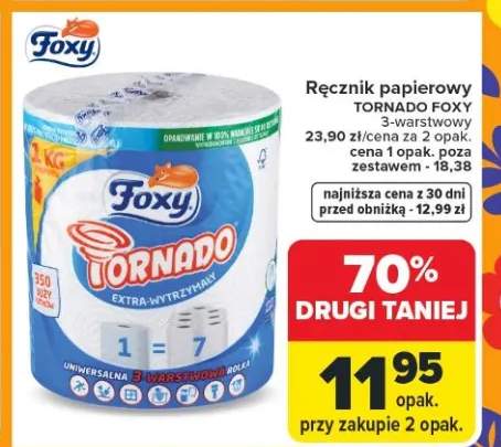Ręcznik papierowy Tornado 3-warstwowy